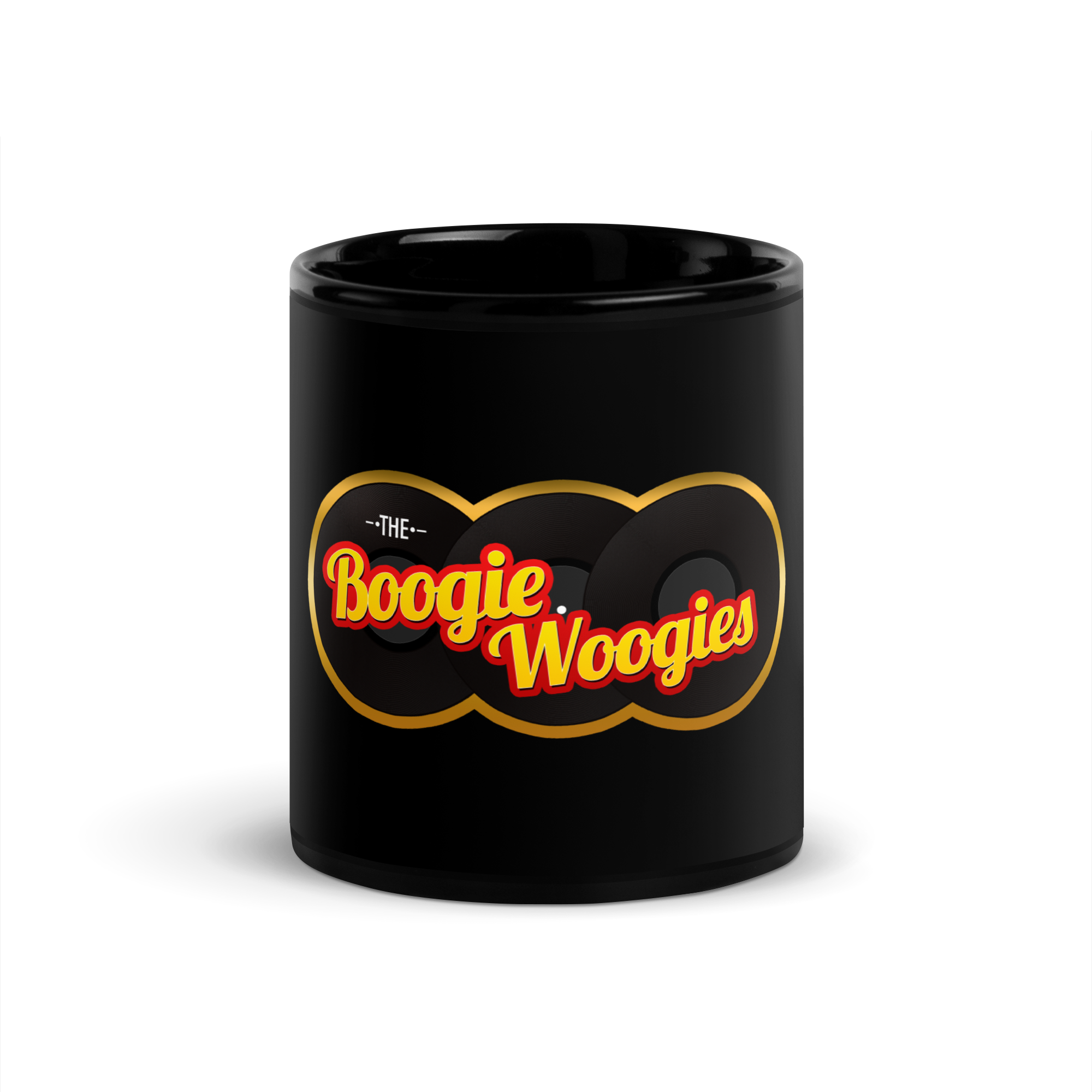 Black Glossy Mug Classic Logo TBW