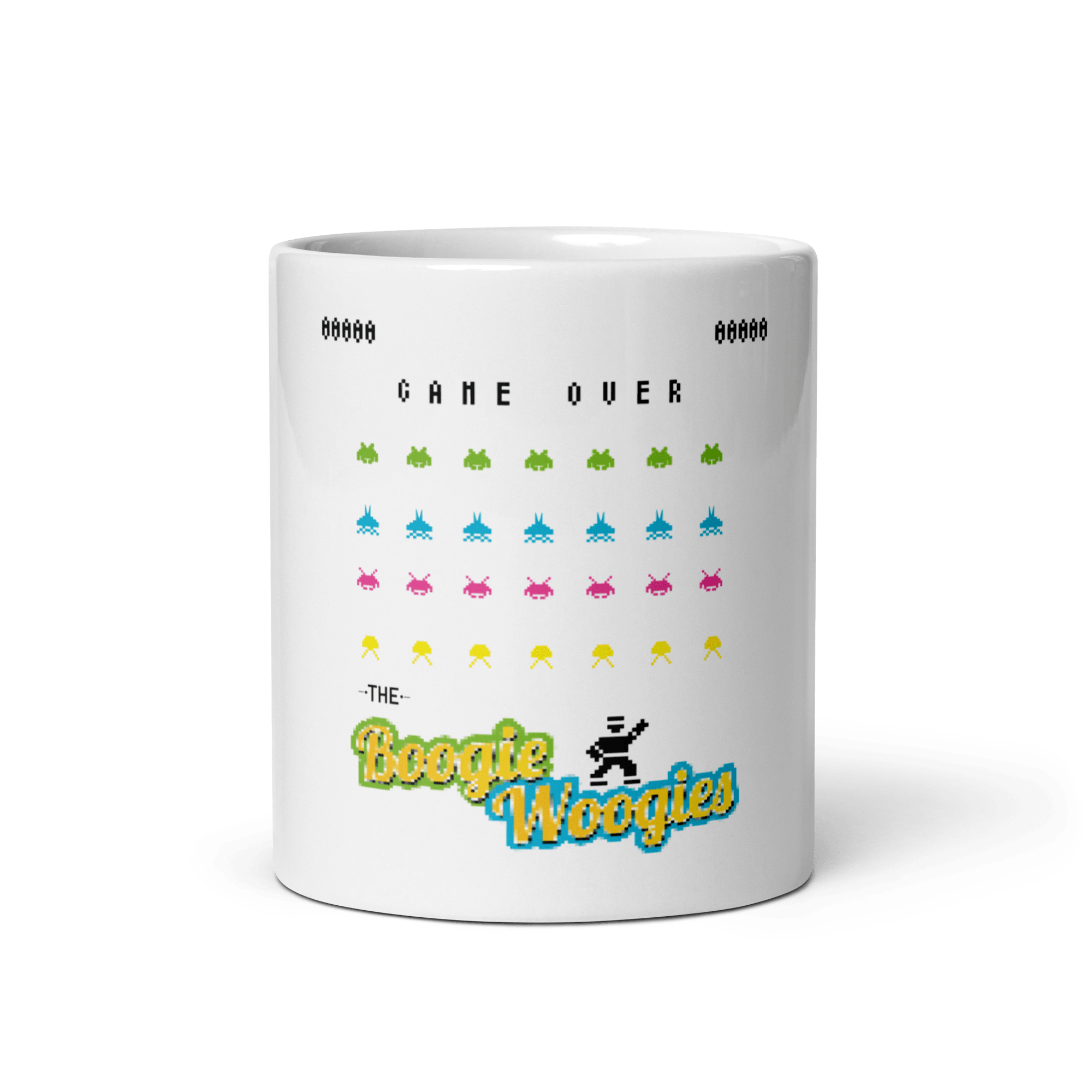 White Glossy Mug 8-Bits TBW