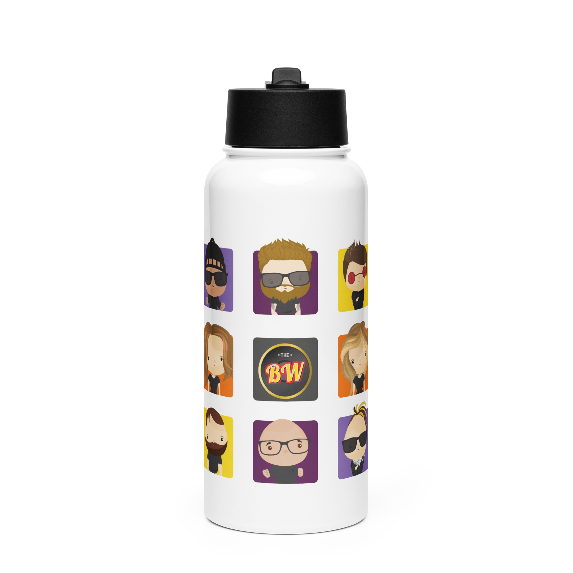 Stainless Steel Water Bottle Funky Pop TBW